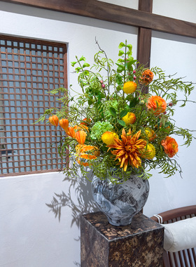 仿真花艺绿植桌面装饰摆件假花