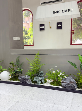 仿真苔藓绿植景观造景橱窗装饰
