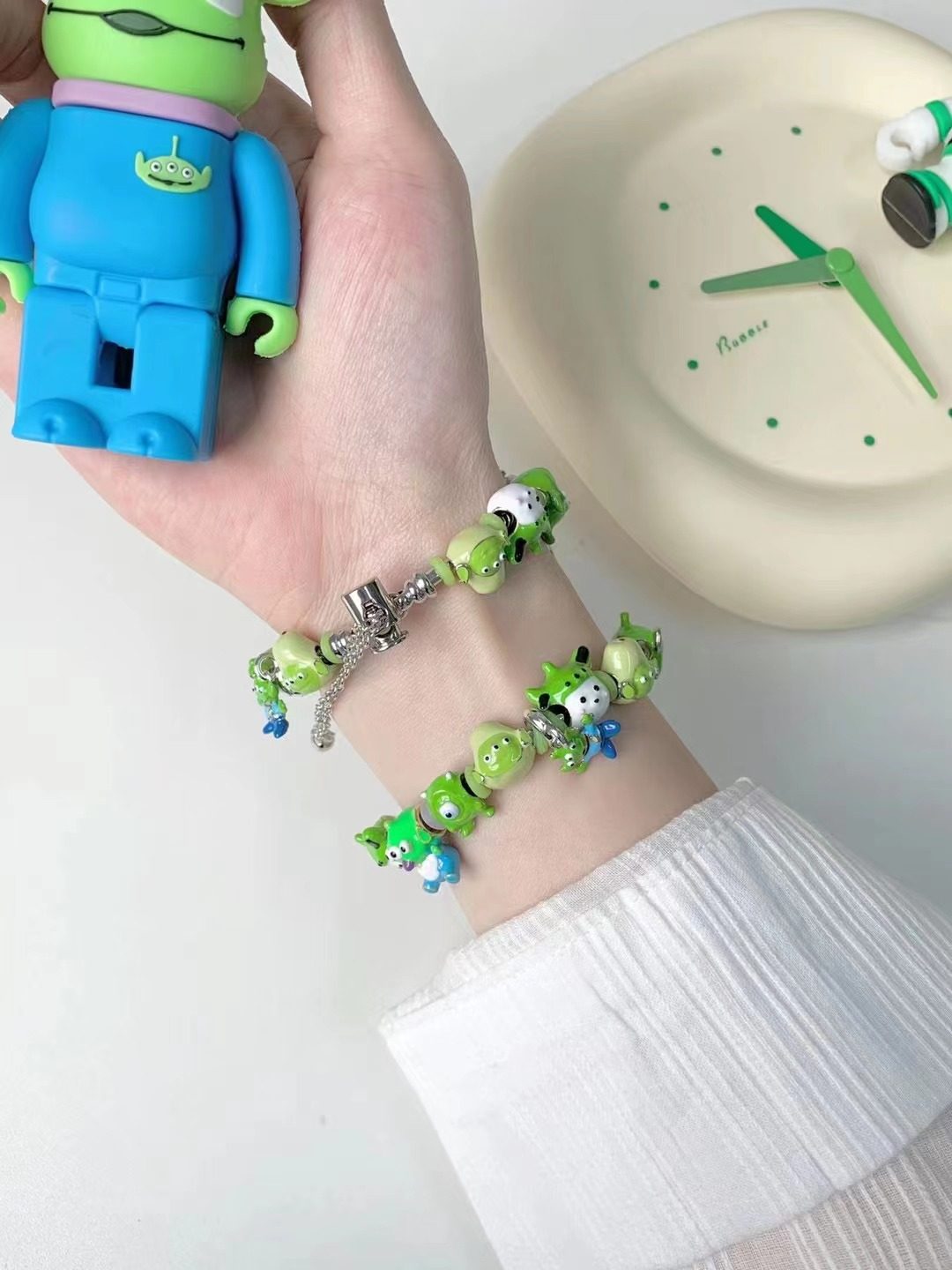 适用红米watch4表带新款多巴胺卡通串珠表链红米watch3代青春版个性小香风女表链学生Redmi3/2/1代表带,淘宝优惠券,粉丝福利购,淘宝优惠卷