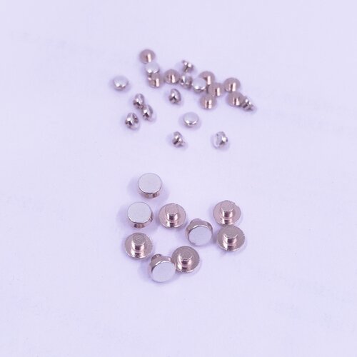 铆钉银点银触点复合银触点定制继电器小家电开关银点R4X1/2.5X1.8 - 图0