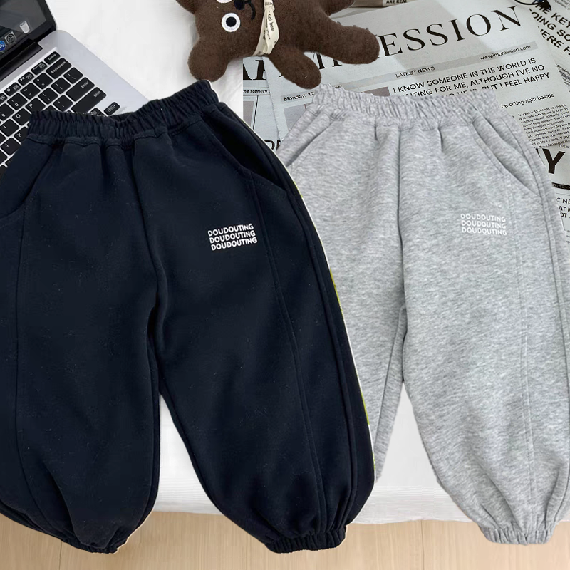 男童洋气裤子春秋新款儿童宝宝宽松时尚百搭显瘦休闲运动哈伦卫裤,淘宝优惠券,粉丝福利购,淘宝优惠卷