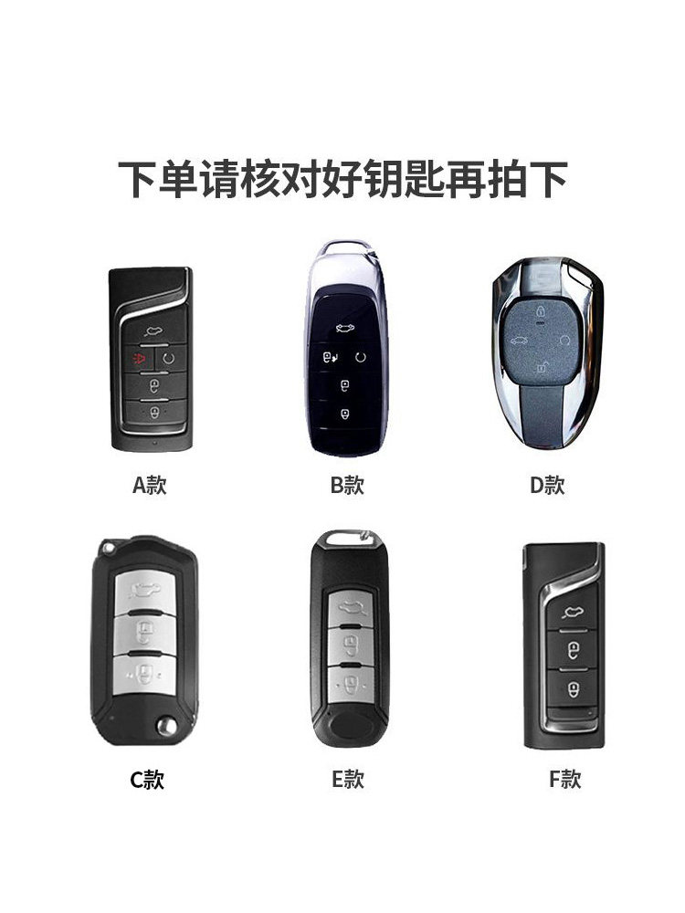 适用2022新款广汽传祺影酷钥匙套影豹影酷max版gs8汽车包壳卡通扣