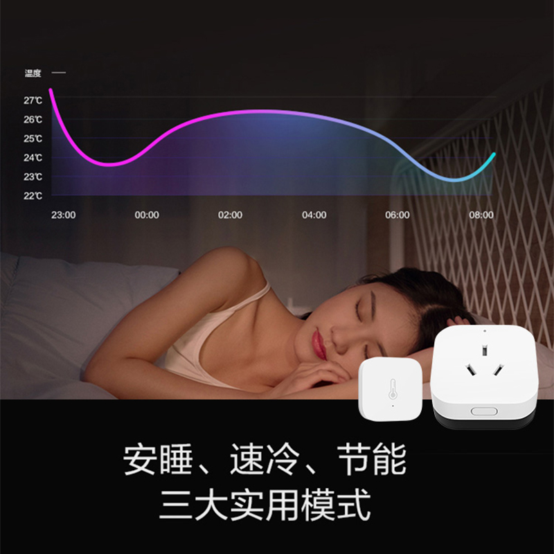 Aqara绿米空调伴侣P3网关版 接入米家App HomeKit 智能空调插座 - 图0