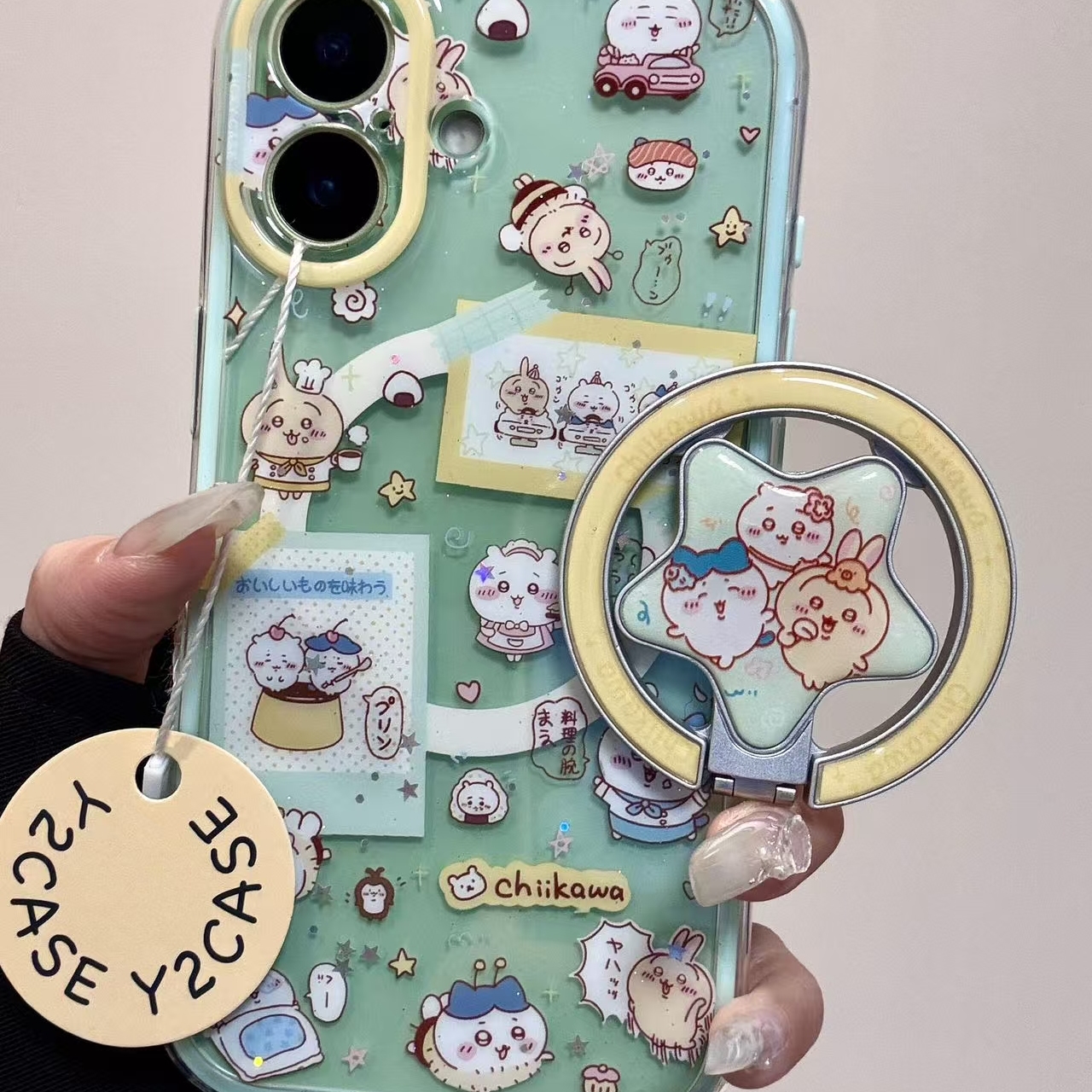 卡通可爱吉伊卡哇三小只适用iPhone17promax手机壳15新款17pro网红女款13创意全包防摔16pro超好看17保护套 - 图3