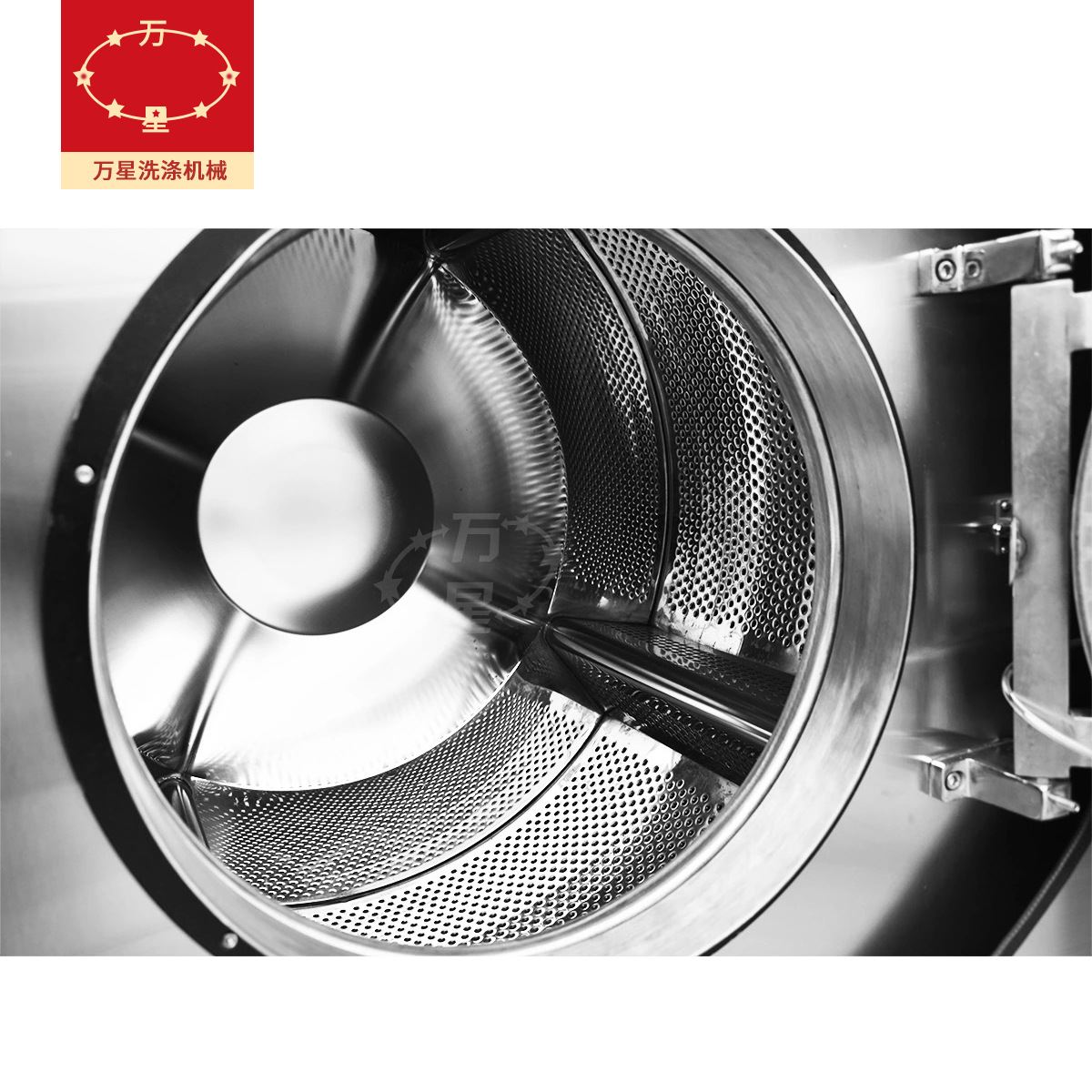 上海万星30公斤工业洗衣机 全自动宾馆洗涤设备 洗脱烘一体机 - 图0
