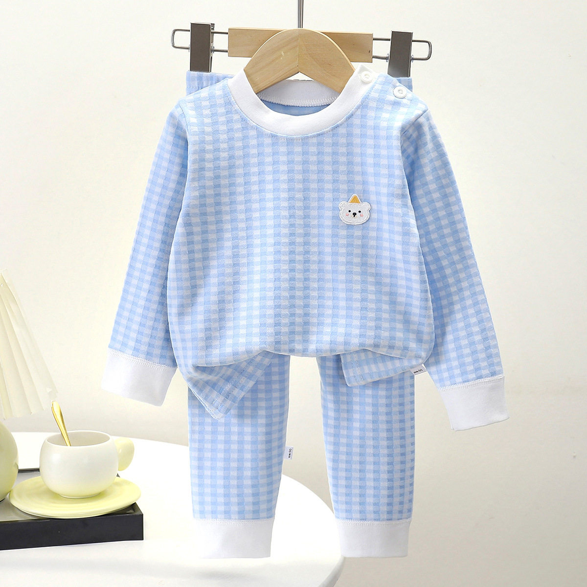 儿童德绒内衣家居服秋冬季保暖套装男女童韩版睡衣宝宝洋气秋衣裤,淘宝优惠券,粉丝福利购,淘宝优惠卷