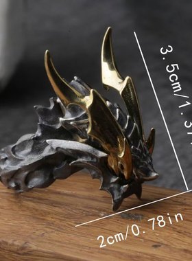 2024跨境热销复古邪恶龙开口戒指男哥特配饰龙年珠宝饰品批发