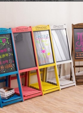 美容美甲奶茶蛋糕店电子发光广告牌创意落地N写字板网咖门口大摆