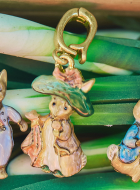 【彼得兔联名】Fable本杰明珐琅彩吊坠百搭小众设计送女友