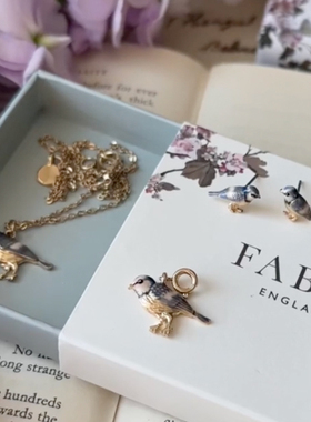 Fable蓝山雀项链蓝山雀项链女