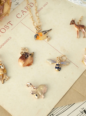 Fable女珐琅彩生日礼物吊坠