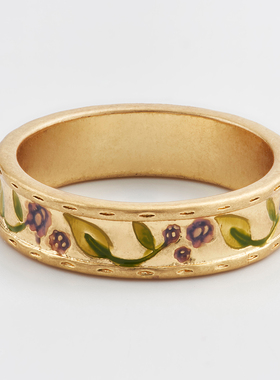 【当季新品】Fable黑莓枝蔓珐琅彩戒指女小众设计轻奢高级感送礼