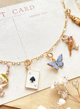 Fable费加罗素链项链金色diy材料小众精致闺蜜生日礼物