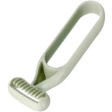 Макро -лезвие царапин.