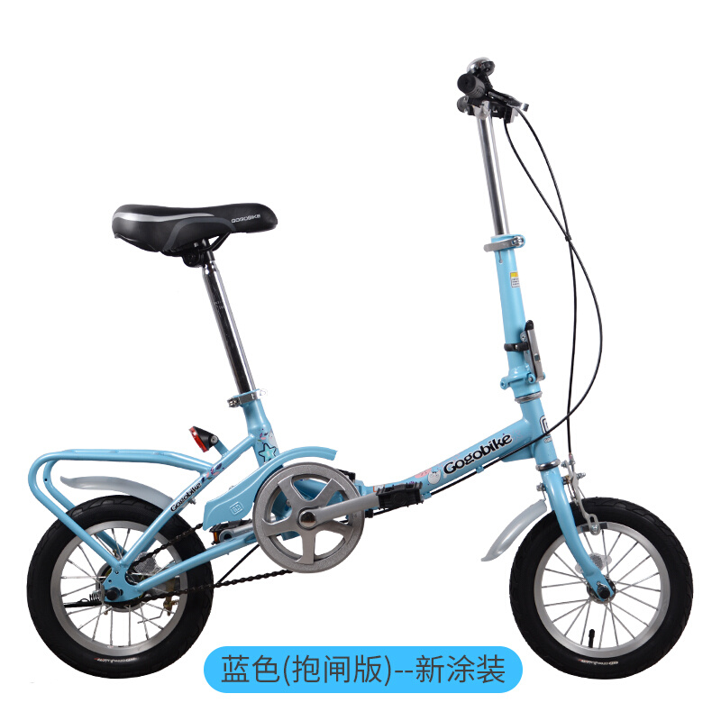 gogobike构构迷你12寸男女孩子便携小学生小轮成人折叠自行车单车-图0