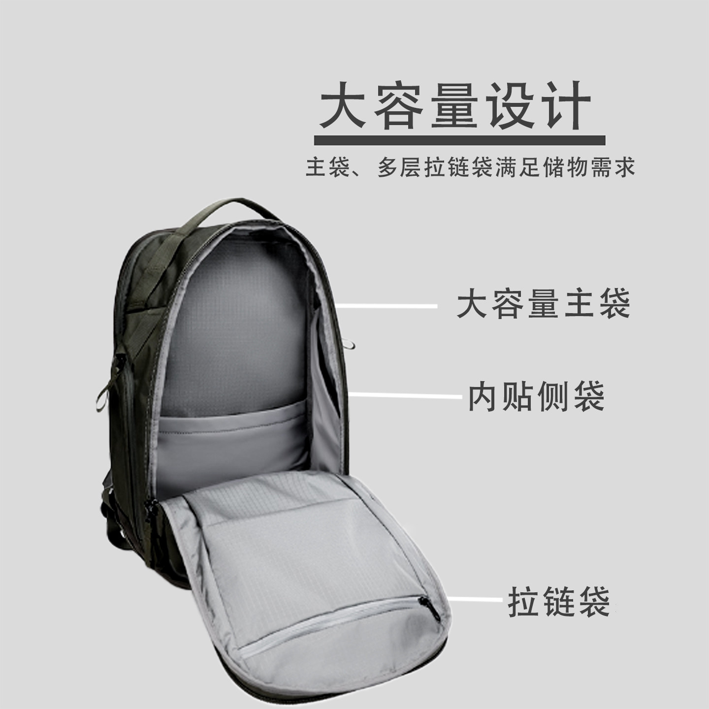 2026 new casual backpack men xpac backpack