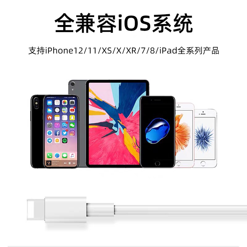 适用ipad第5代4代A1822快充头数据线A1823充电线器A1458苹果A1459平板A1460ios快速冲电iapd手机充电头ipod - 图2