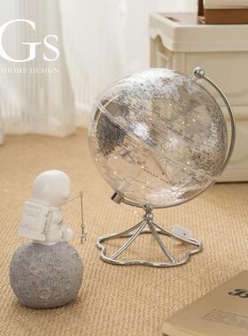 地球仪摆件小众创意教学家居客厅电视柜办公室酒柜装饰品轻奢