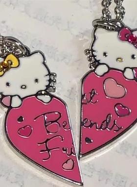 甜酷Hellokitty项链女学生小众可爱高颜值时尚百搭情侣闺蜜颈链