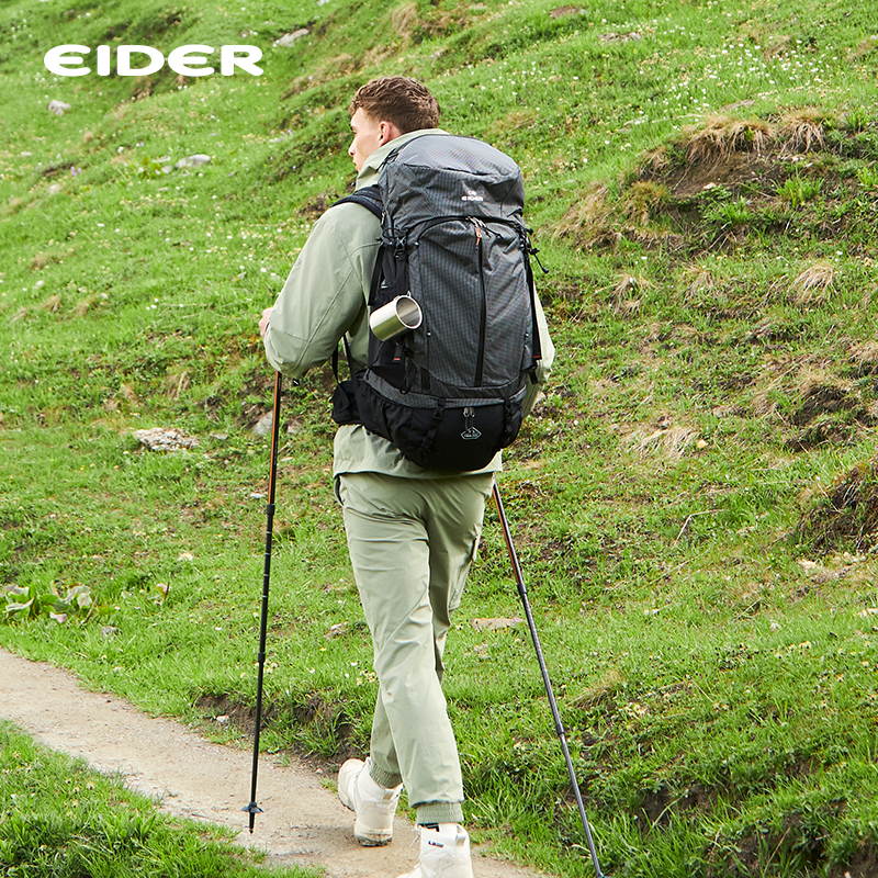 【EIDER】Mesonyx 50L户外大容量专业包旅游徒步男女双肩包