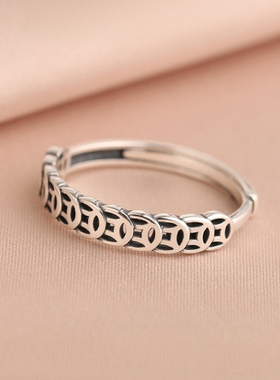 招财小众复古钱币个性简约新款