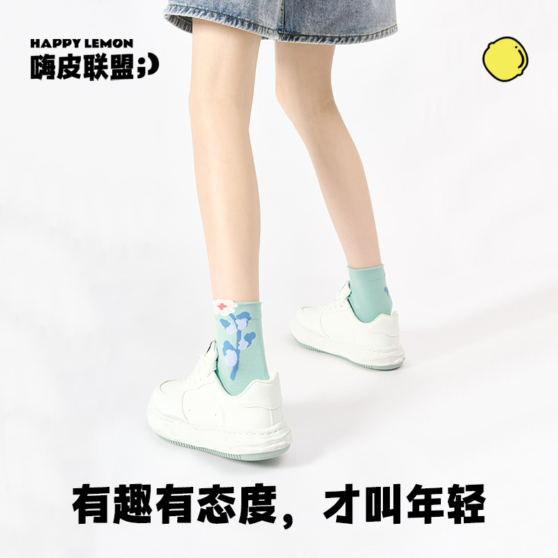 【胡可直播间】袜子女短袜夏季薄款ins潮牌低帮浅口船袜短筒袜棉