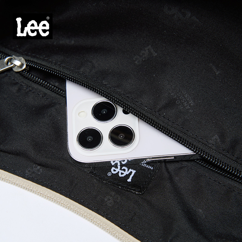 Lee斜挎包男大容量韩版通勤学生上课单肩小背包女工装复古邮差包