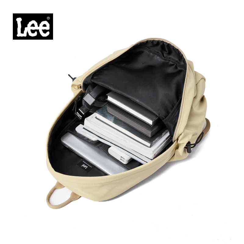 Lee双肩包男2024新款书包女大容量设计感小众高中大学生旅行背包 - 图2