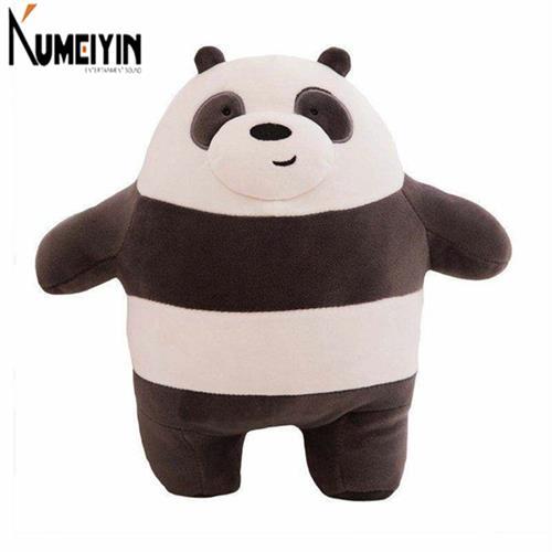 we bare bear doll naked bear stuffed toy polar bear hug pill - 图2