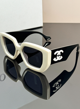 小香风大方框女墨镜时尚太阳眼镜