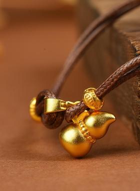 金店同款古法沙金手链