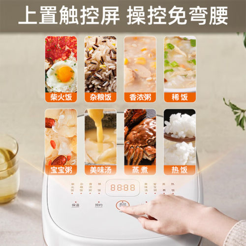 九阳电饭煲家用4L大容量多功能IH大功率电饭锅0涂层316L蜂窝钢胆 - 图3