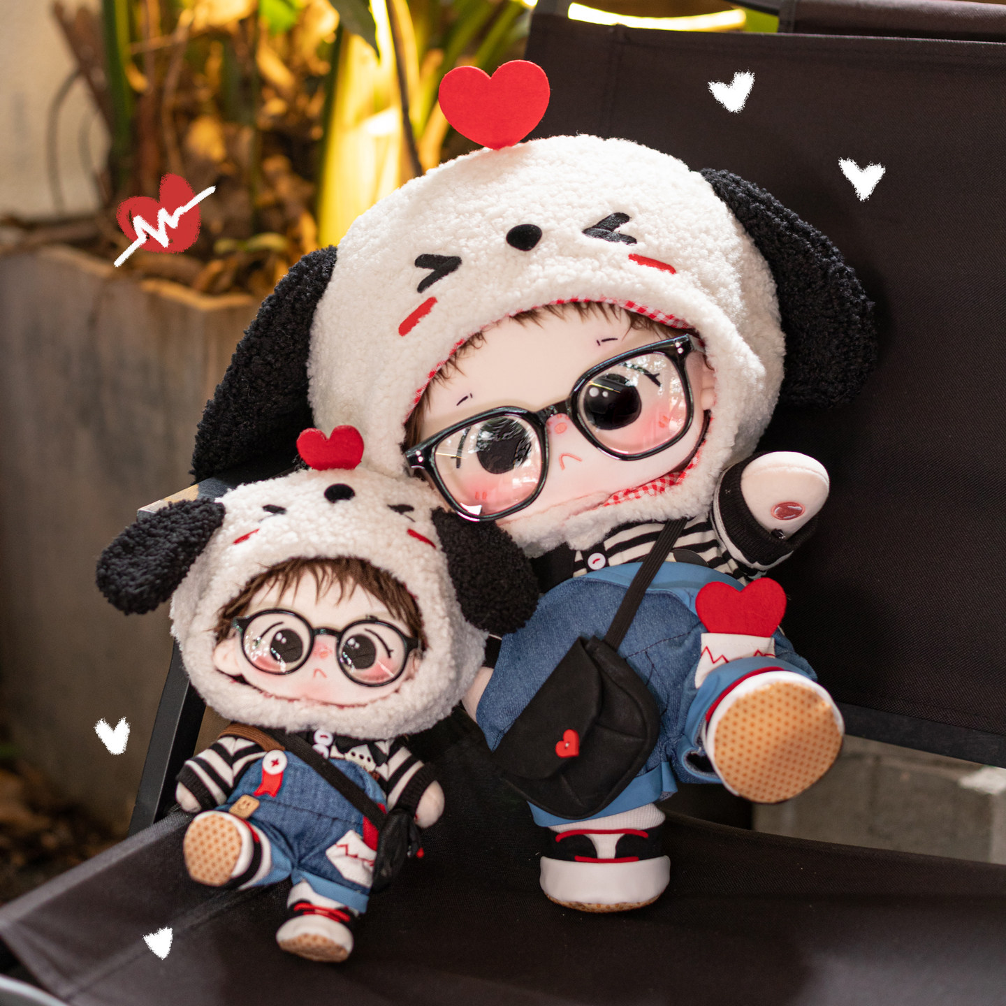 布优布优 原创正版棉花娃娃40cm站姿现货娃衣 可换装毛绒公仔衣服,淘宝优惠券,粉丝福利购,淘宝优惠卷