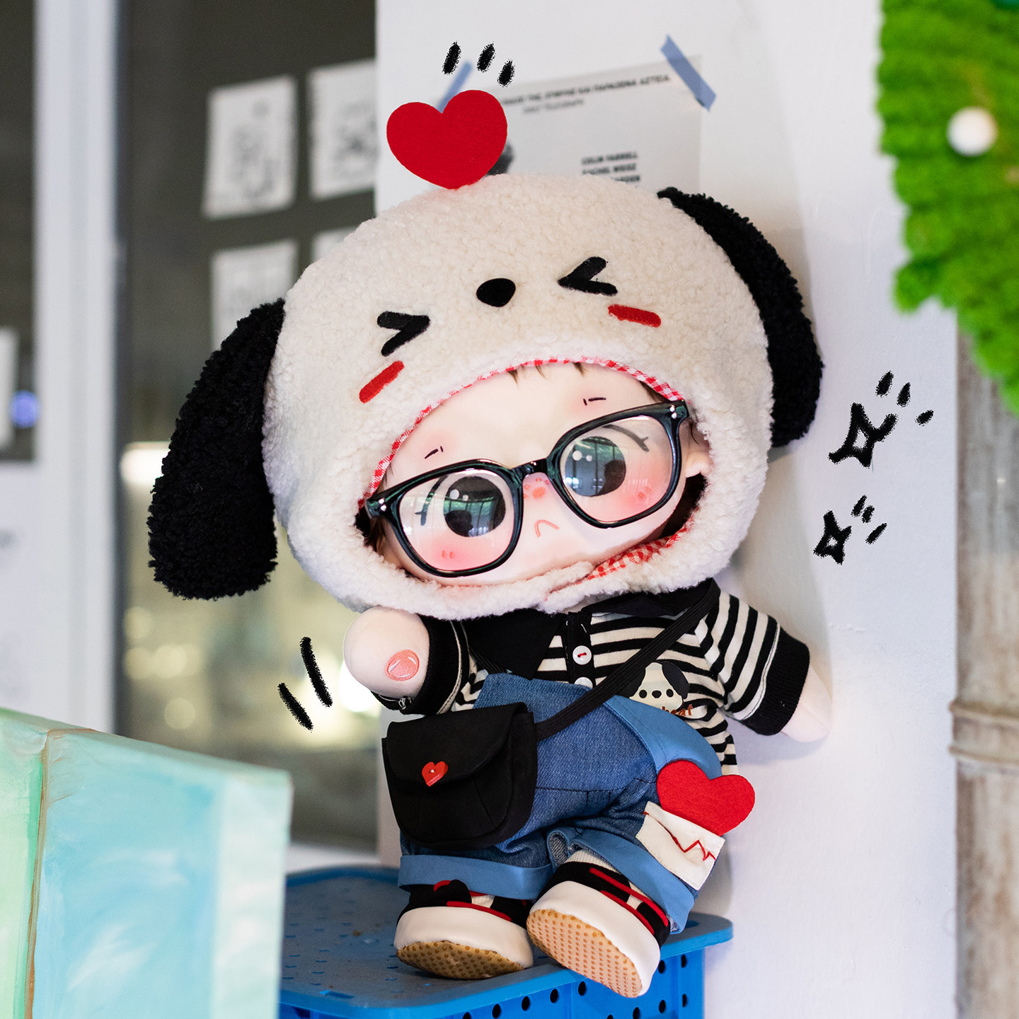 布优布优 原创正版棉花娃娃40cm站姿现货娃衣 可换装毛绒公仔衣服,淘宝优惠券,粉丝福利购,淘宝优惠卷