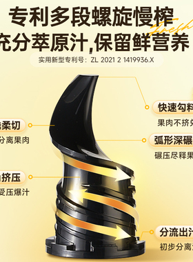 【汁榨分离】全自动果蔬榨汁机