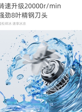 GLASSLOCK榨汁杯玻璃杯体小型电