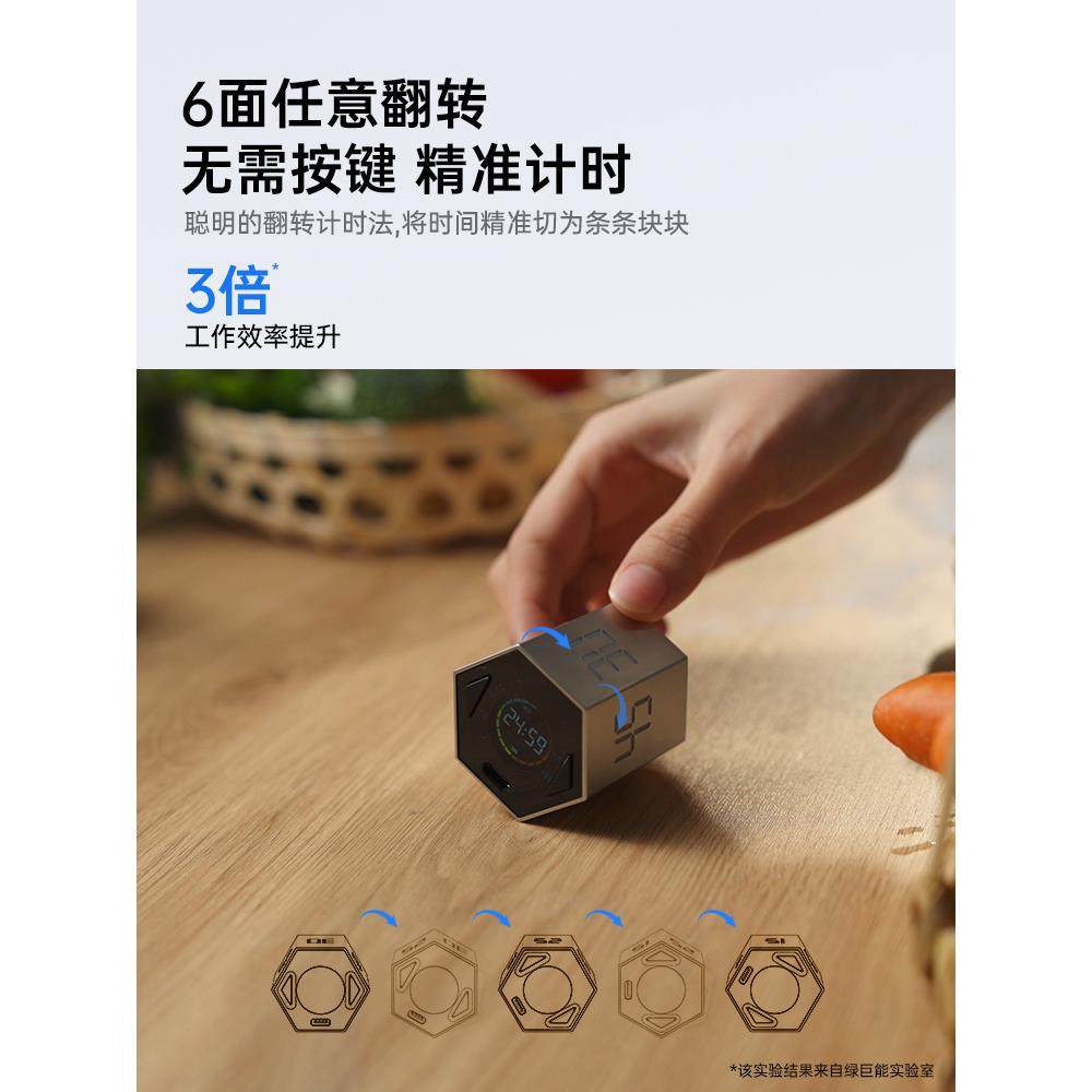 绿巨能时间小方计时器时间管理器儿童学习学生定时自律倒计时闹钟,淘宝优惠券,粉丝福利购,淘宝优惠卷