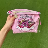 Дисней, нейлоновая сумка через плечо с молнией, с вышивкой