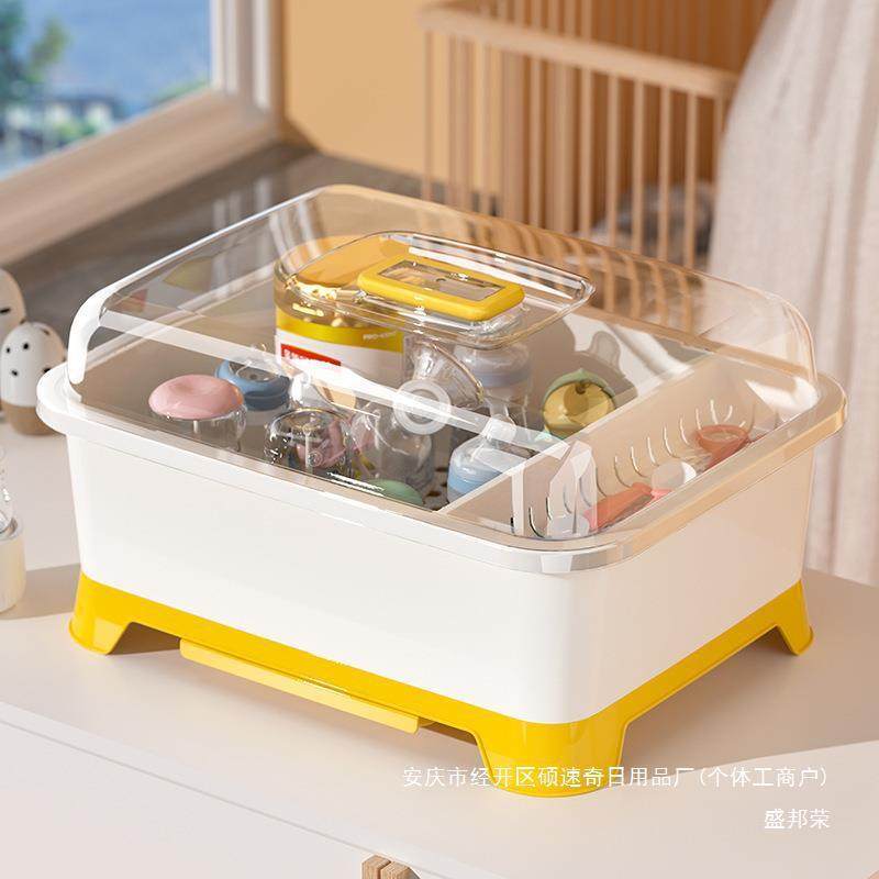 沥纳水架餐奶瓶收箱带盖防尘婴儿具辅食AL800757纳工具水杯放宝宝,淘宝优惠券,粉丝福利购,淘宝优惠卷