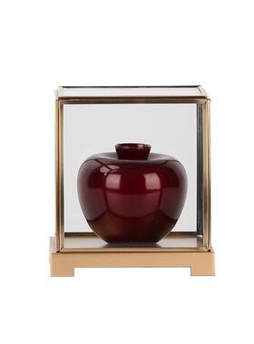 创新中意式现代抽透明罩子红色象平768安摆果件别墅样板间售楼处