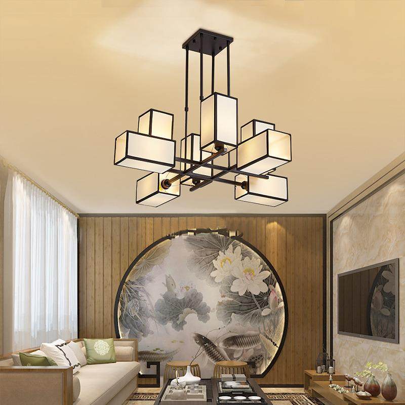 现酒代简中国风新中式吊灯A0105客厅灯约仿古卧餐室厅灯店客房大,淘宝优惠券,粉丝福利购,淘宝优惠卷