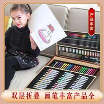2023 New Paintbrush Box Children Painting Pen Cap Paint Color Painted Watercolor Pen OIL PAINTING STICK BIRTHDAY PRESENT