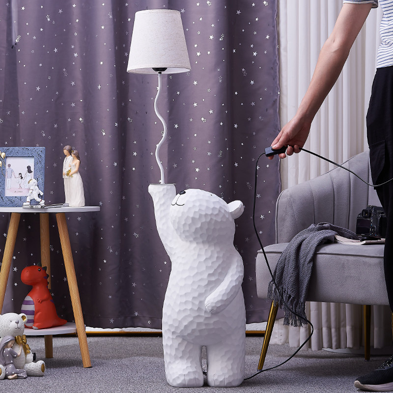 卡通可爱熊客厅大型落地灯摆件电视柜旁边轻奢存钱罐装饰乔迁礼物,淘宝优惠券,粉丝福利购,淘宝优惠卷