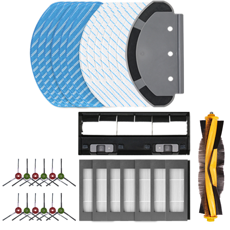 适配科沃斯一点扫地机K780 K781+配件滚刷滤芯抹布边刷尘袋清洁液 - 图3