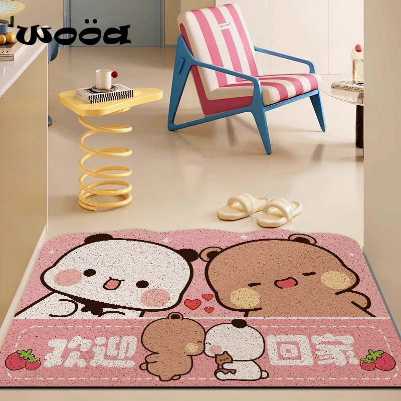 一二布布周边入户门丝圈地垫门口进门门垫可裁剪防滑脚垫可爱地毯,淘宝优惠券,粉丝福利购,淘宝优惠卷