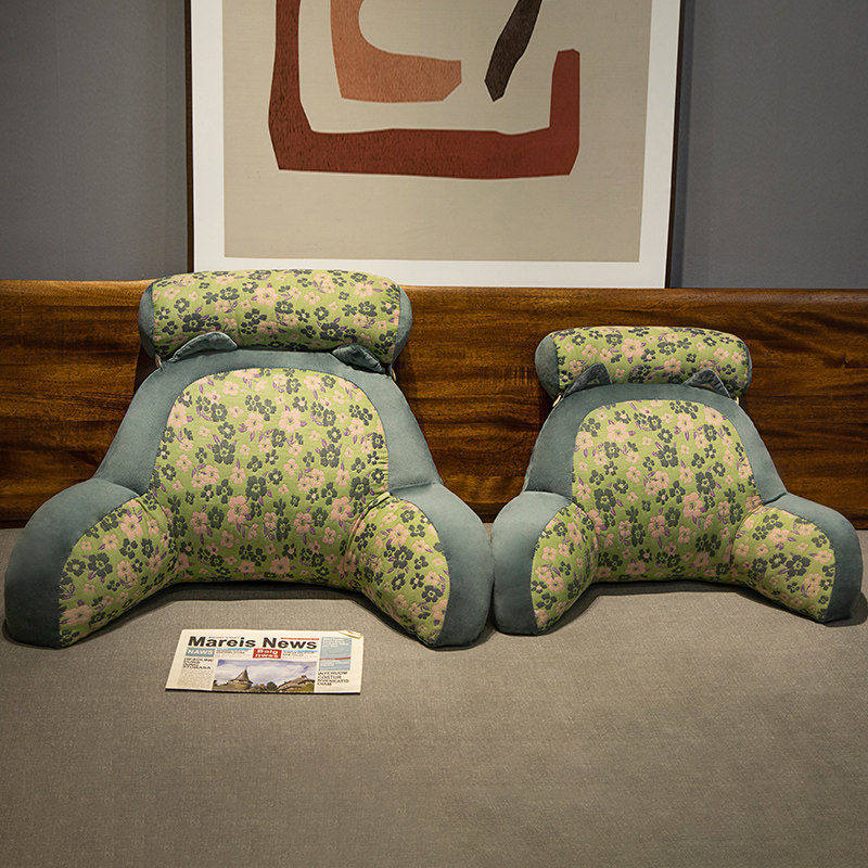 三层纱床头靠垫软包护腰靠枕大靠背孕妇沙发抱枕宿舍床上看书枕头,淘宝优惠券,粉丝福利购,淘宝优惠卷