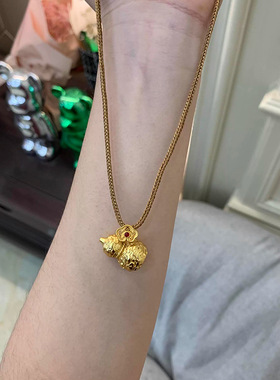 祥云如意葫芦编织绳项链新中式精