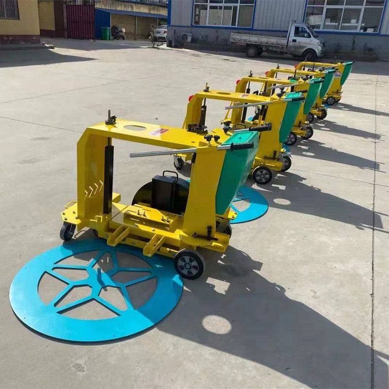 鸿聚牌手推式盖子切割机 路面井盖切割机 路面切圆机,淘宝优惠券,粉丝福利购,淘宝优惠卷