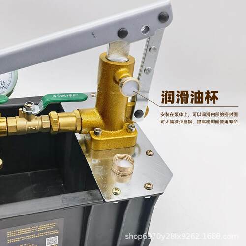 试压泵ppr水管打压机MTP-25手动增压泵保压稳定耐高压水管测漏仪 - 图2