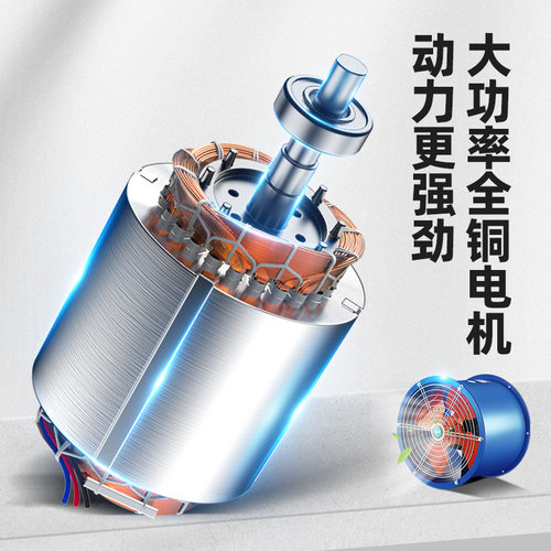 SF型轴流风机380v220v工业厂房通风排风强力风机管道换气扇排气扇 - 图1
